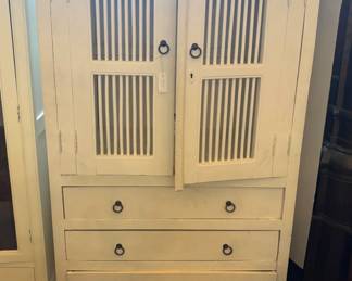 Lot 648 Modern Painted Shelving Unit