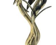 Lot 499 Modernist Brass Sculpture