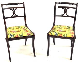 Lot 656 Regency Design Side Chairs
