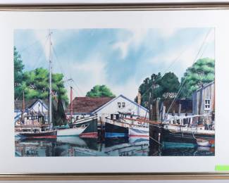 Lot 198 Steve Andrus, watercolor