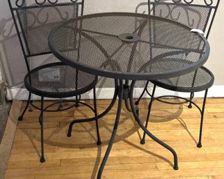 Lot 97 Patio Wrought Iron Patio Furniture