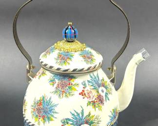 Lot 695 New MacKenzie Childs Tea Kettle