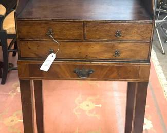 Lot 584 George II design writing stand