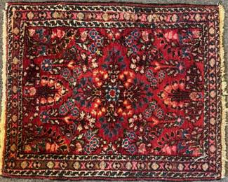 Lot 242 Persian Sarouk Throw Mat