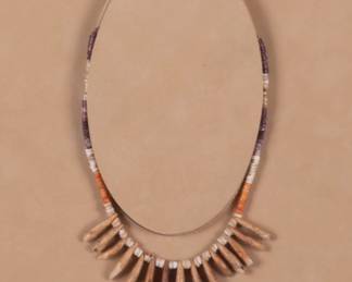 Lot 74 Fang necklace in shadowbox