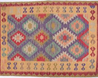Lot 679 Kilim Hand Knotted Area Rug