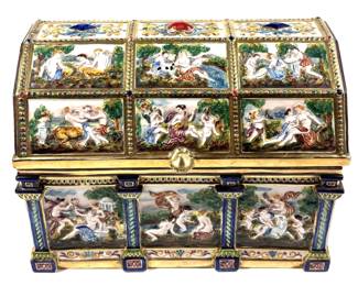 Lot 17 Capdimonte vanity box