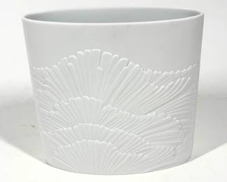 Lot 698 Porcelain Anemone Vase for Rosenthal