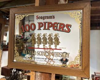 Seagram's Vintage Advertising Mirror