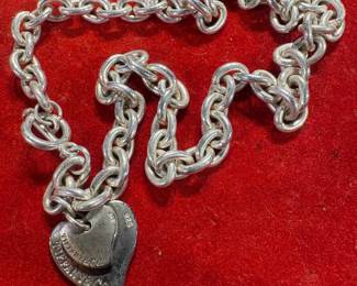 Tiffany Sterling Silver Charm Bracelet