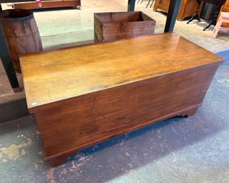 Wooden Blanket Box