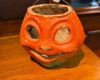 1930's Paper Mache Candy Bucket