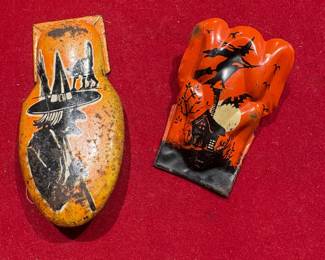 1950s Metal Halloween Noisemakers