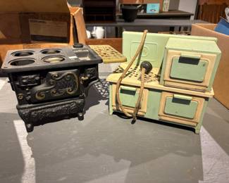 Pair of Children's Toy Stoves