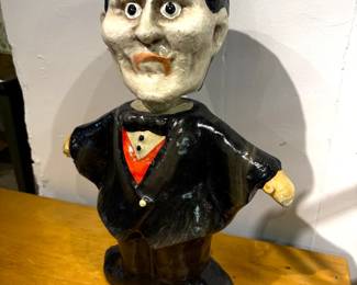 18" Paper Mache Dracula Bobblehead