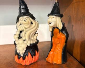 Pair of Vintage Gurley's Wax Halloween Candles