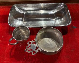 Lot of 3 Sterling Dishes