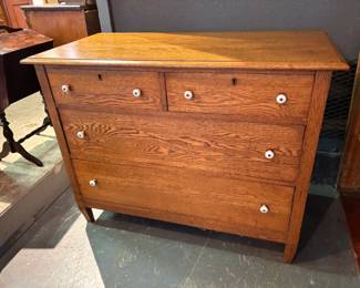 Two over Four Oak Dresser