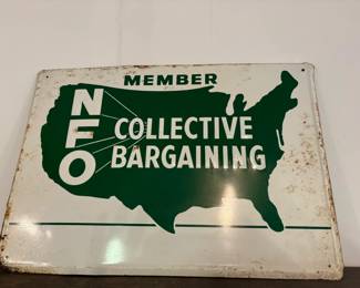 NFO Member Metal Sign