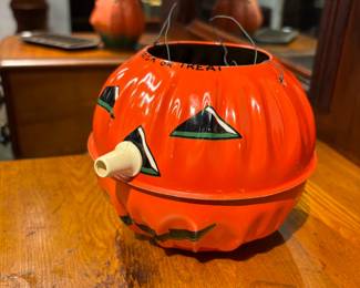 1950s Whistle Nose Jack-O-Lantern Bucket