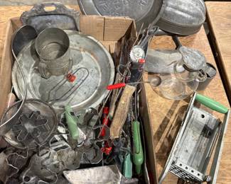 Large Lot of Vintage Kitchenware