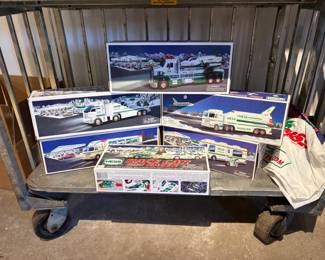 Lot of NIB Collector's HESS Trucks