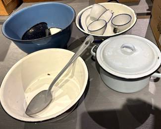 Lot of Enamelware