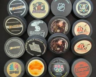 Collectoe Hockey pucks