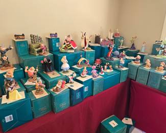 Disney Classic Collections porcelain figurines with boxes & COAs