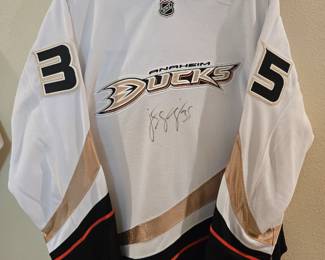 J. S. Giguere signed #35 jersey