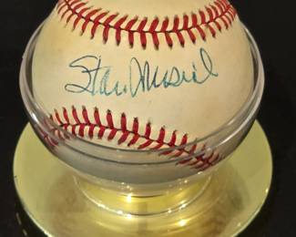 Stan Musial signed baseball
