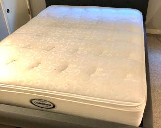 Crate & Barrel queen size bed 
