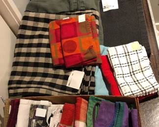 Tablecloths & kitchen towels (by Ekelund, Jacquard Francais, Tag & more) 