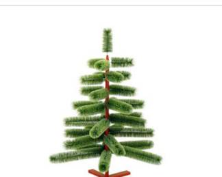 Kuno Prey mid-century style bottle brush Xmas trees (58” tall) - we have two!
