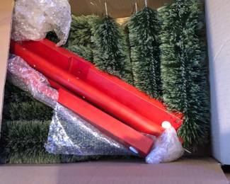 A peek inside the Kuno Prey Xmas tree box - one is new-in-box, the other was previously assembled (now repacked in original box)