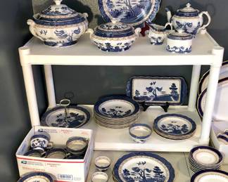 China set: Royal Doulton “Real Blue Old Willow” - purchased at Harrods in 1983 (pieces priced individually)