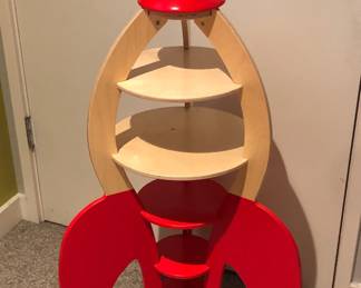 Land of Nod wooden rocket shelf - 41" tall