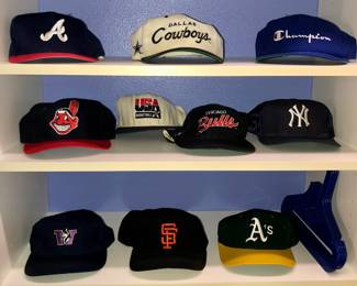 Baseball hats - some vintage 