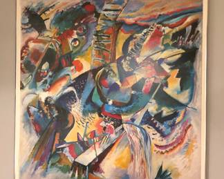 Kandinsky exhibition poster (39” x 42”)