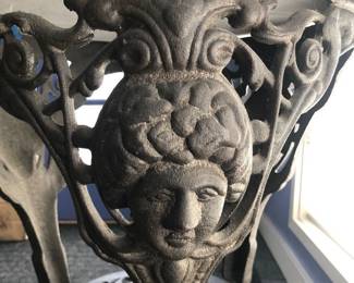 Detail of base of pub table