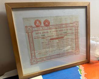 The Spies Petroleum Company, Limited 25 Shares Certificate - 1910