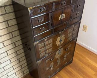 Korean 7 Drawer  / 5 Door Cabinet (27-1/2"W x 12"D x 45"H) 
