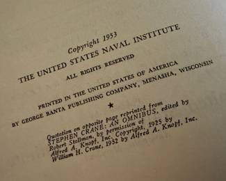 "United States Destroyer Operations in World War II" & "United States Submarine Operations in World War II" by Theodore Roscoe - First Editions