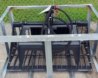 2026 LandHonor MRB-72-44W Mini Skid Steer Rock Grapple ,Unused 