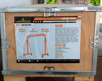 2026 LandHonor LHR-AGC2500 2500-LB Gantry Crane, Unused