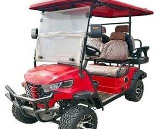 2026 SDLOOL SL-GC22S Off-Road Golf Cart, Color Black, Unused 