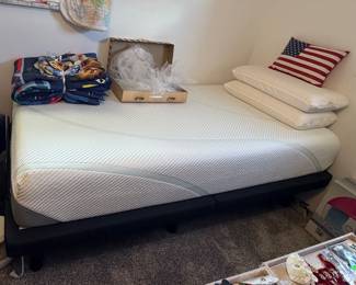 Ease Twin Adjustable Head/ Foot Bed- good condition; Paw Patrol Twin Bedding Set; Vintage Veil