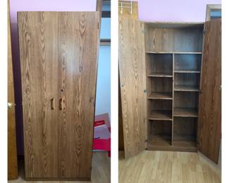 Upright Storage Cabinet Armoire