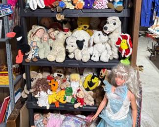 Dolls; Stuffed Animals; Plush; Cabbage Patch; TY Beanie Babies; Life Size Barbie