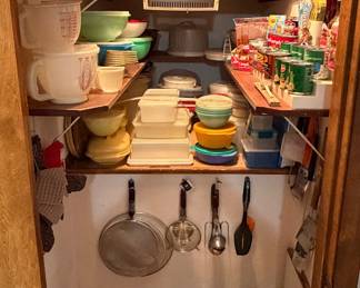 Tupperware; Rubbermaid; Canned Goods